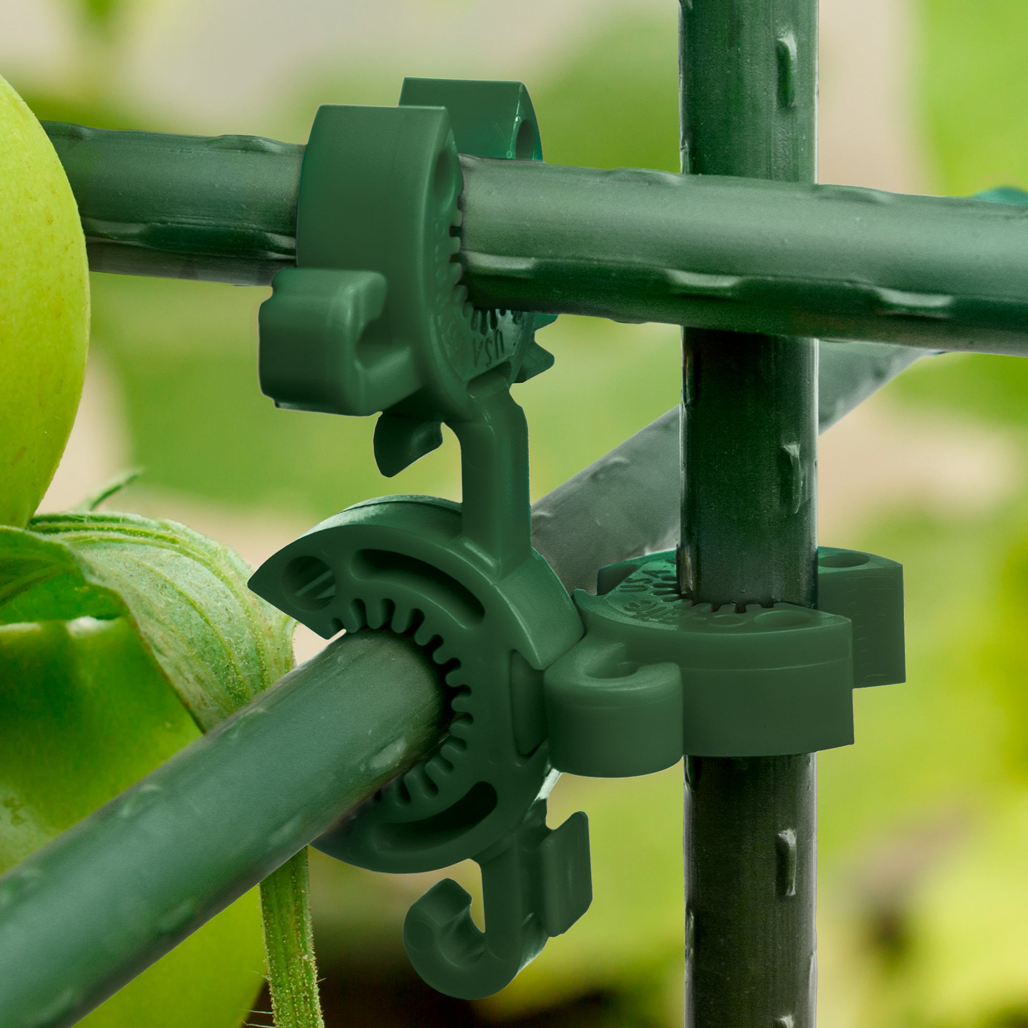 C-BITE Garden Stake Clips - Plant Support Connectors