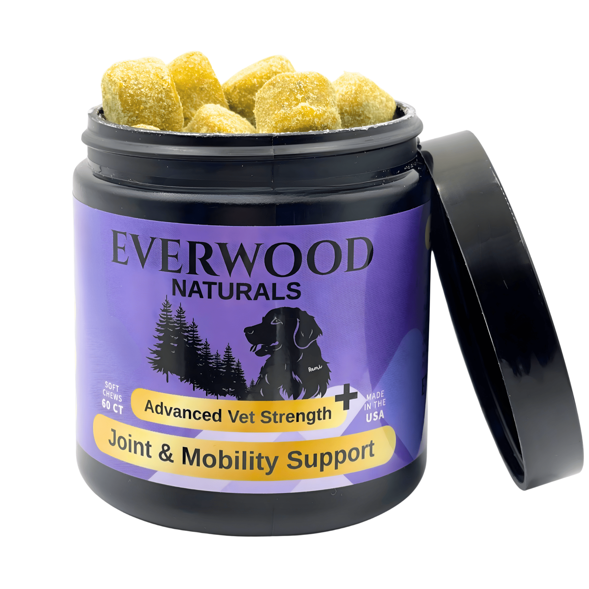Everwood Naturals Advanced Vet Strength Joint & Mobility Dog Supplement Chews